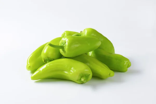 Fresh green peppers — Stock Photo, Image