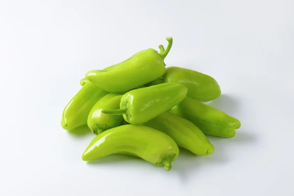 Fresh green peppers — Stock Photo, Image