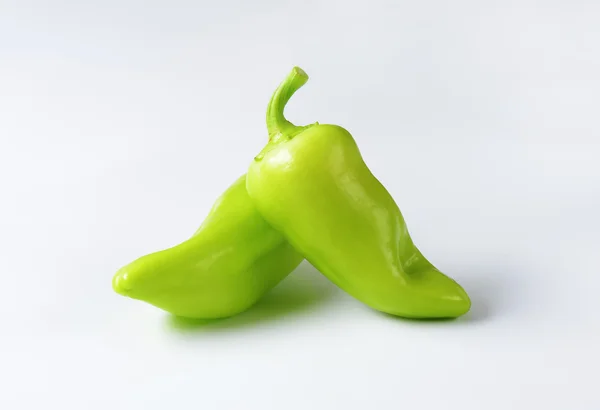 Syrové papriky zelené — Stock fotografie