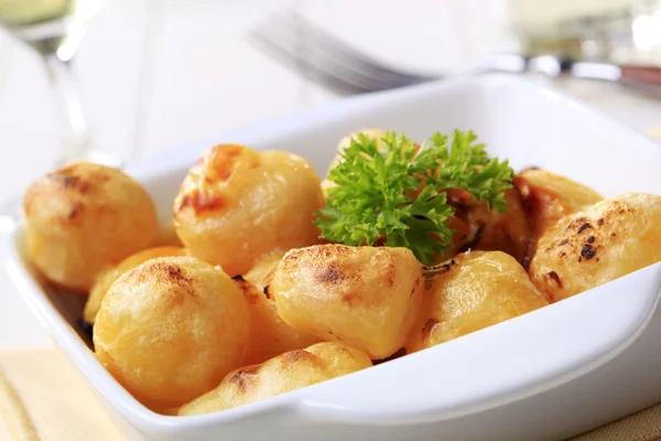 Ost belagda potatis — Stockfoto