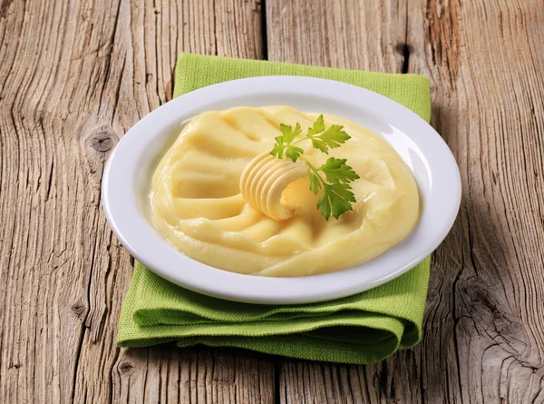 Mashed potatoes with butter — Stock Photo, Image