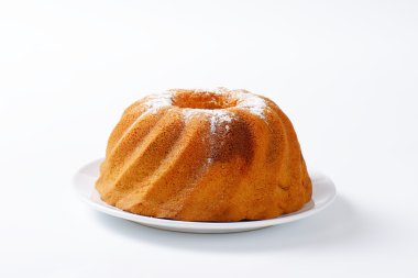 Çikolata ve vanilya Kugelhopf pasta