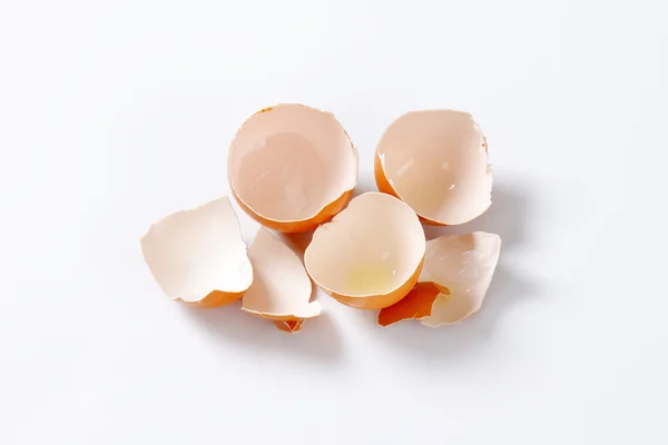 Pustych skorup jaj brązowy — Zdjęcie stockowe