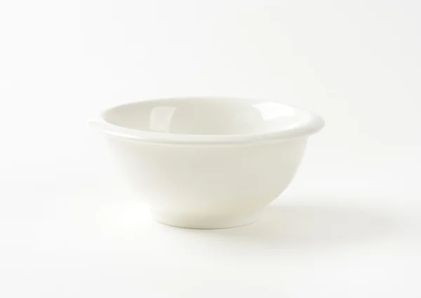 Small white sauce bowl — Stock Photo, Image