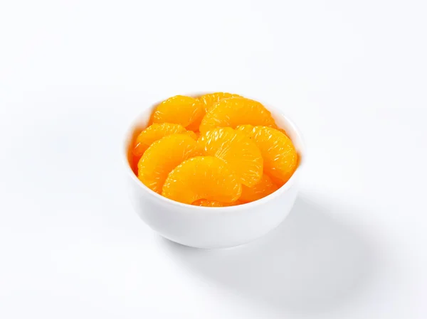 Консервированные мандаринские апельсины — стоковое фото