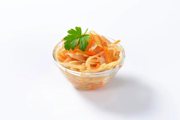 Ensalada de col en escabeche — Foto de Stock