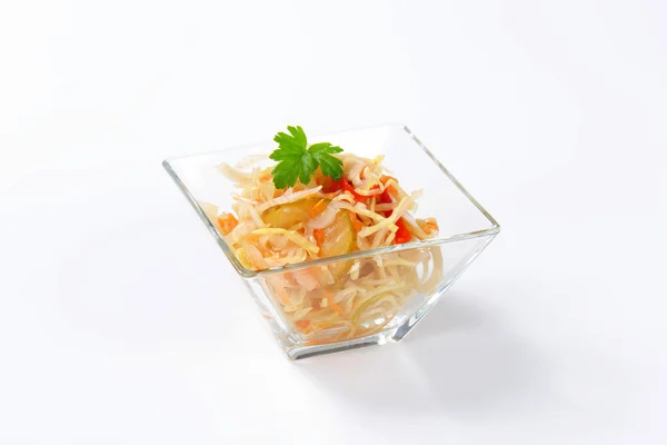 Sauerkrautsalat — Stockfoto