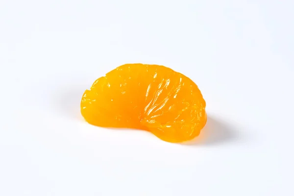 Canned mandarin orange segment — Stock Photo, Image