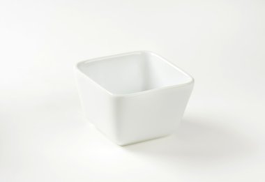 Yuvarlatılmış Kare Beyaz kase