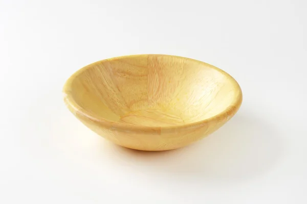 Small wooden bowl — Stock Photo, Image