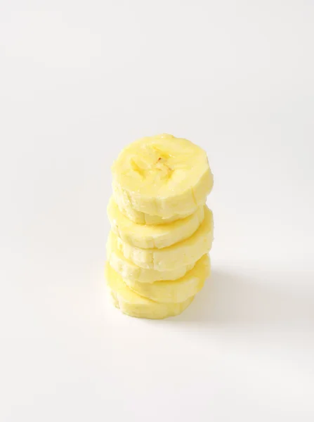 Tranches de bananes fraîches — Photo