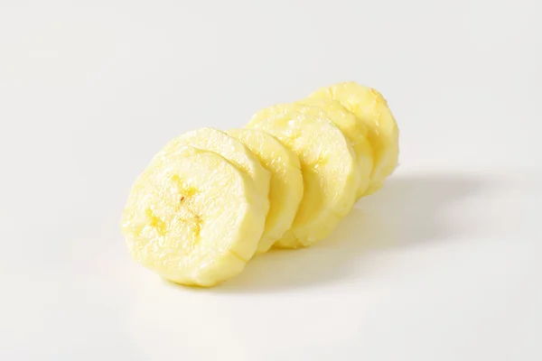 Friss banán szeletekkel — Stock Fotó