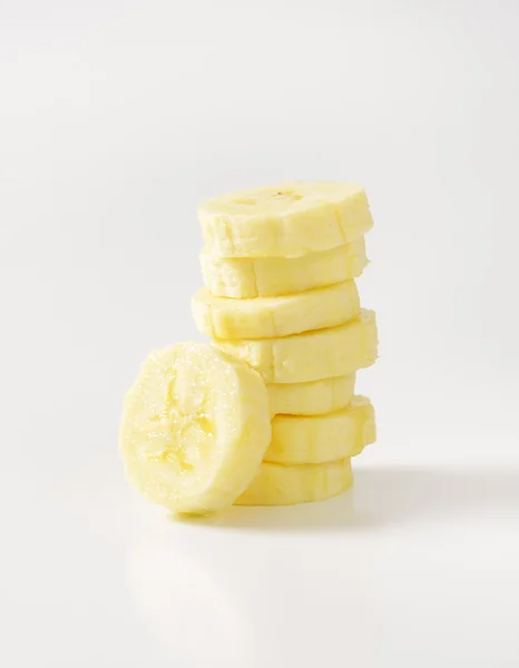 新鮮なバナナのスライス — ストック写真