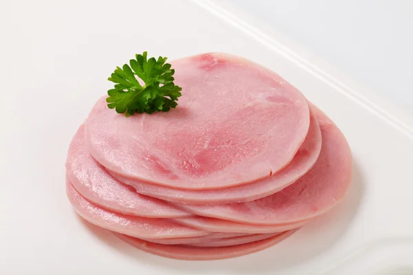 Fette di prosciutto — Foto Stock