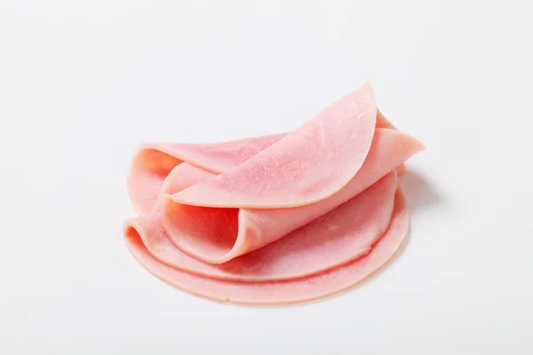 Plakjes ham — Stockfoto