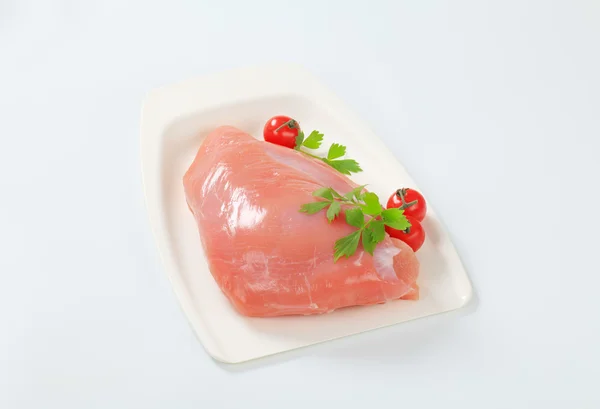 Raw turkey breast fillet — Stock Photo, Image