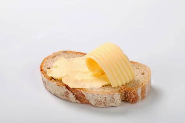 Bread with butter — Stock Photo, Image