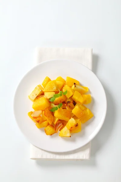 Zucca arrosto e aglio — Foto Stock