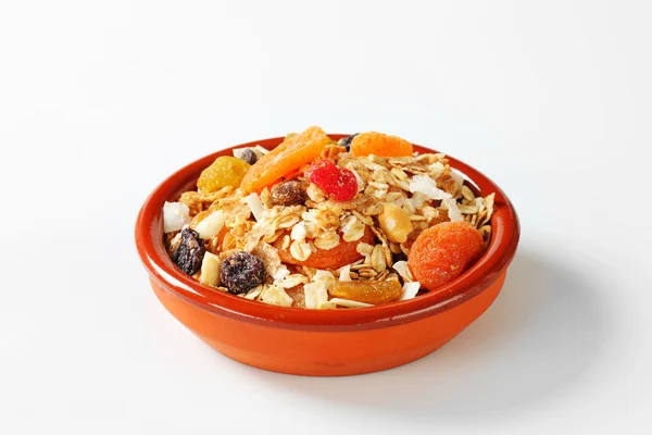 Mistura de muesli seco — Fotografia de Stock