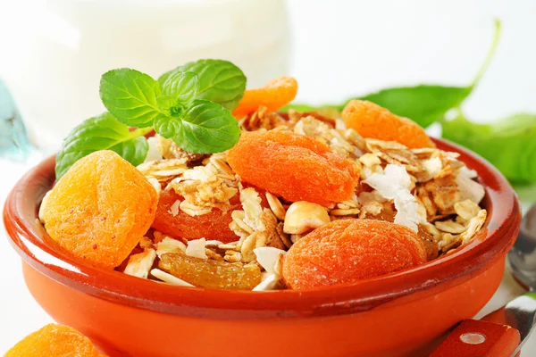 Droge muesli mix — Stockfoto