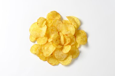 patates cipsi yığını