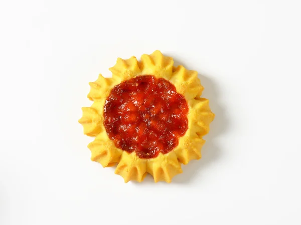 Jam filled cookie — Stock Photo, Image