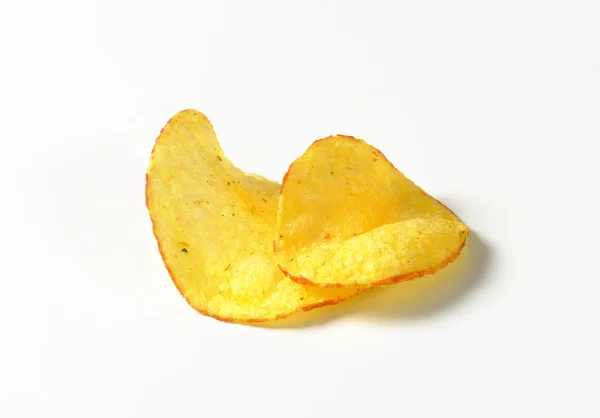 Krispigt potatischips — Stockfoto