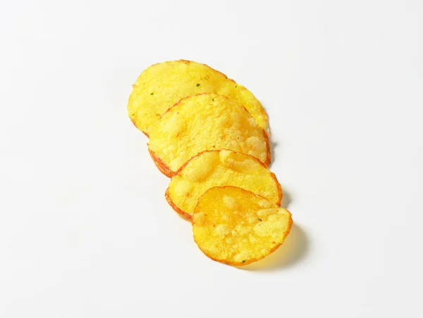 Knusprige Kartoffelchips — Stockfoto