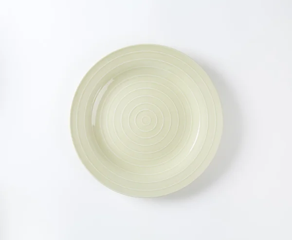 Beige dinner plate — Stock Photo, Image