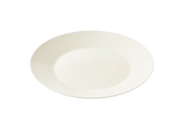 Boş kremalı yemek tabağı