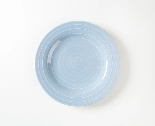 Blue dinner plate — Stock Photo, Image