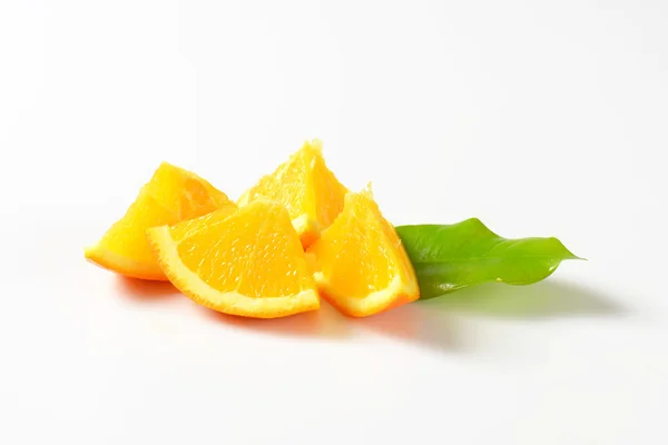 Fresh orange pieces — Stock Photo, Image