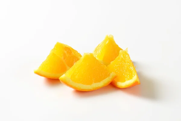 Fresh orange pieces — Stock Photo, Image