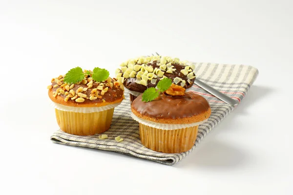 Three assorted muffins — Stock Photo, Image