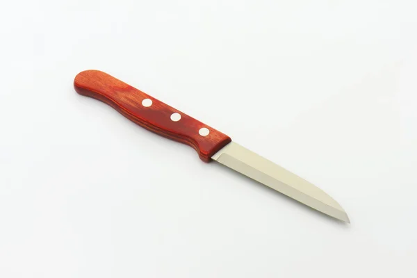 Vegetable knife with wooden handle — Stock Photo, Image