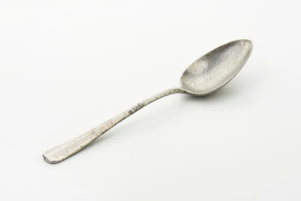 旧金属勺子 — 图库照片