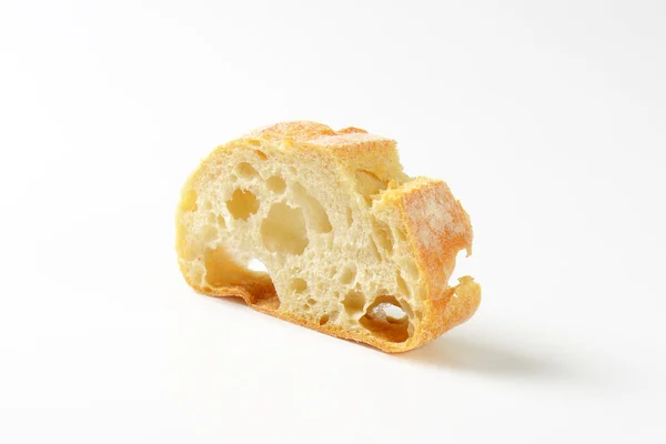 Sneetje ciabatta brood — Stockfoto