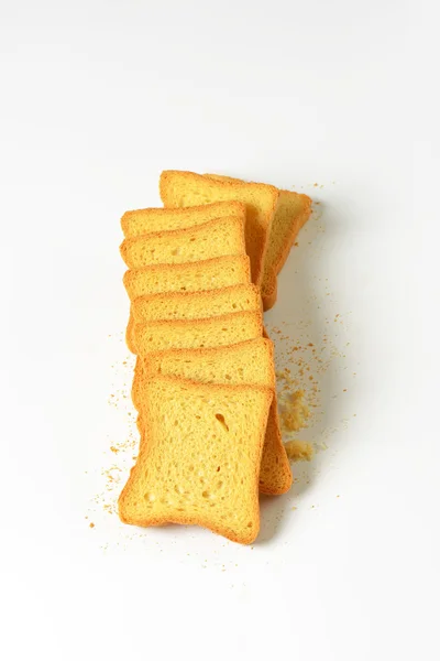 Krokante rusk segmenten — Stockfoto