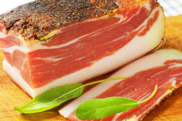 South Tyrolean speck — Stock Photo, Image