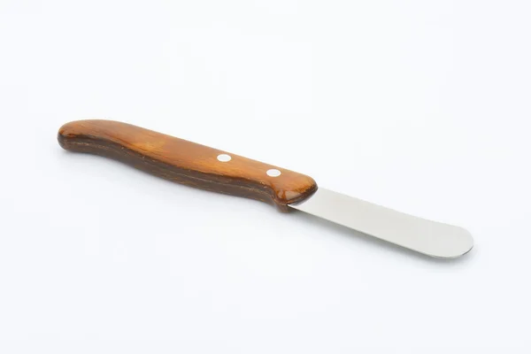 Wooden-handled butter knife — Stock Photo, Image