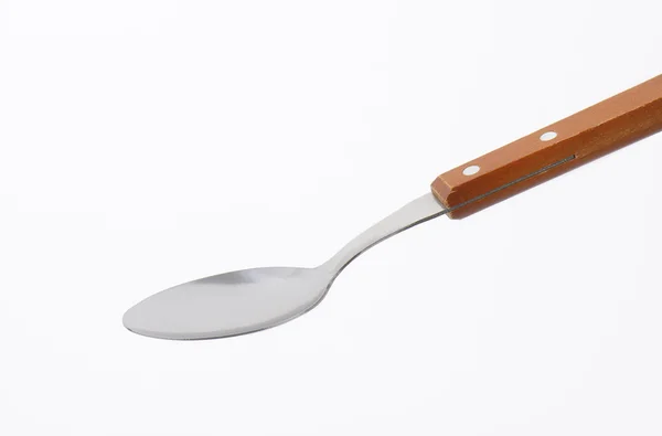 Wooden-handled spoon — Stock Photo, Image