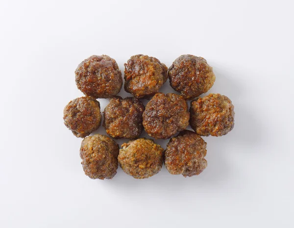 Piccole polpette di carne fritte — Foto Stock