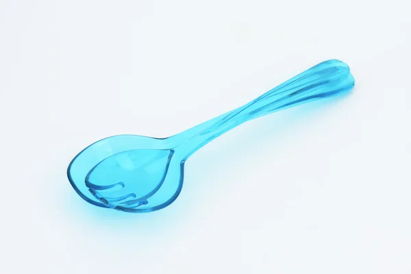Tenedor de ensalada y cuchara —  Fotos de Stock
