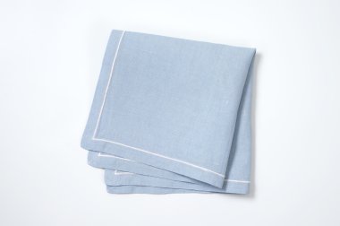 Mavi kumaş peçete