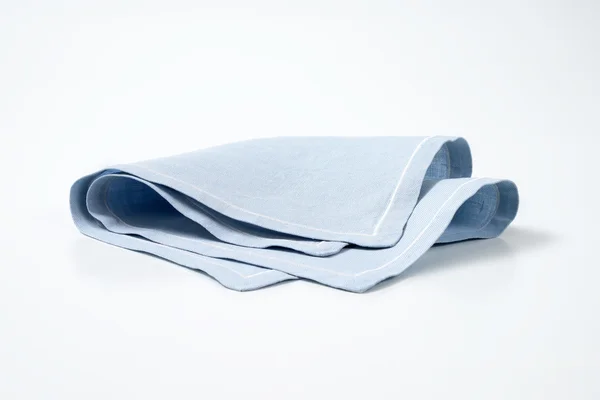Blue cloth napkin — Stock Photo, Image