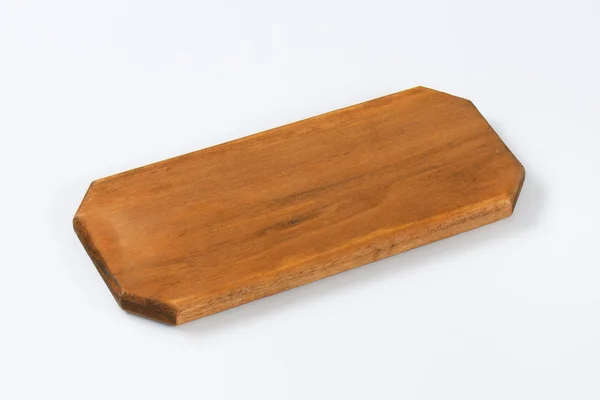 Placa de corte de madeira retangular — Fotografia de Stock