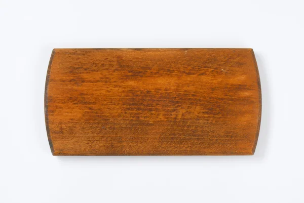 Prostokątna drewniana deska tnąca — Zdjęcie stockowe