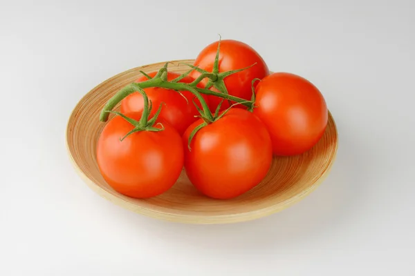 Bando de tomates frescos — Fotografia de Stock