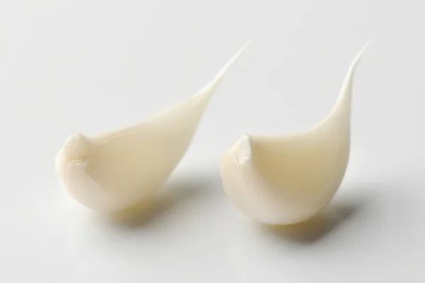 Dva stroužky česneku — Stock fotografie