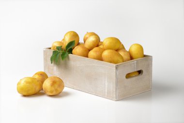 Bir kutu patates.